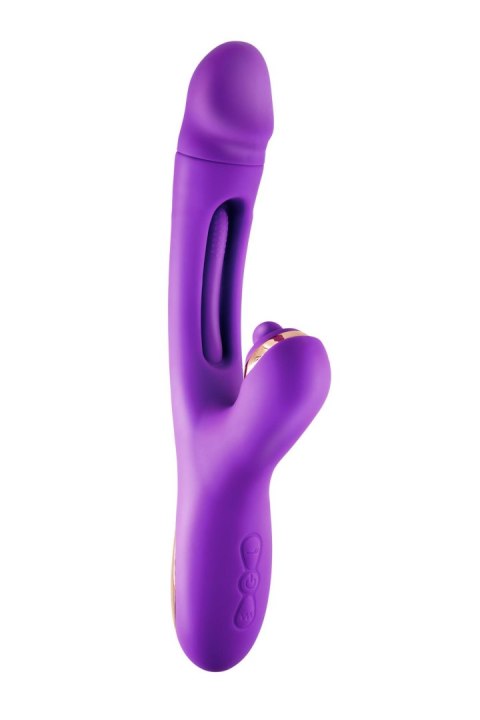 Joyfully 3-in-1 Rabbit Vibrator with Tapotem purple Concorde - SAS EDITIONS CONCORDE