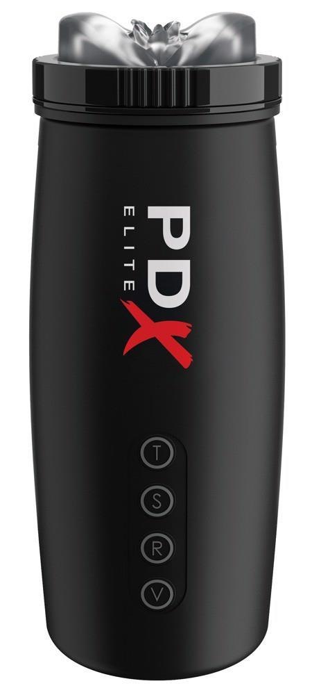 Masturbator PDX Elite Motobator 2 wibrujący z ssaniem USB 23 cm PDX Elite
