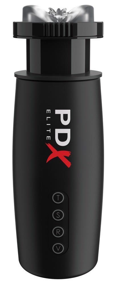 Masturbator PDX Elite Motobator 2 wibrujący z ssaniem USB 23 cm PDX Elite