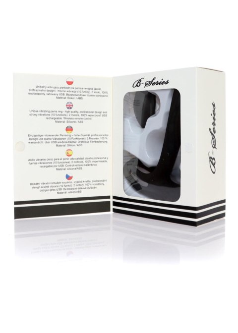 Stymulator - Double vibrating ring - USB 10 Functions / Remote Control Boys of Toys Sp. z o.o.