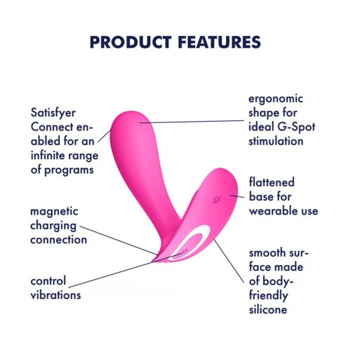Top Secret Connect App pink Satisfyer - Triple A Marketing GmbH