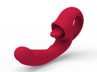 Wibrator - Rechargeable Licking Vibrator USB 10 Functions Boys of Toys Sp. z o.o.