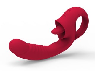 Wibrator - Rechargeable Licking Vibrator USB 10 Functions Boys of Toys Sp. z o.o.