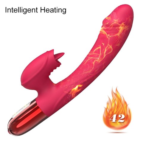 Wibrator-Silicone Vibrator USB, 10 vibration modes, Heating Boys of Toys Sp. z o.o.