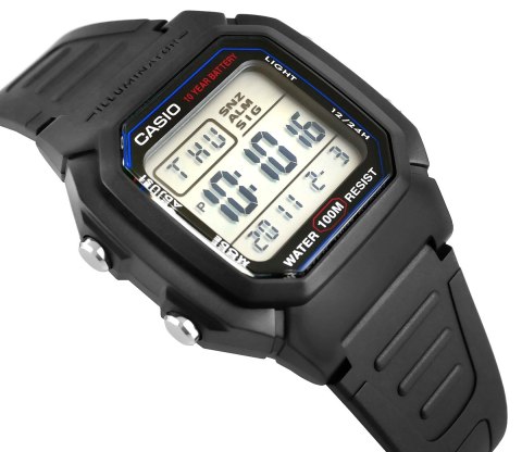 Zegarek Męski CASIO W-800H-1AVES + BOX CASIO