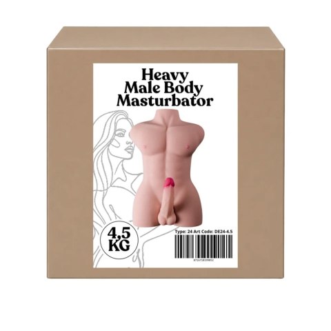 XXL Body Masturbator - 4.5 kg Realistic Male Masturbator - Luxury Full Size Adult Toy POWER ESCORTS