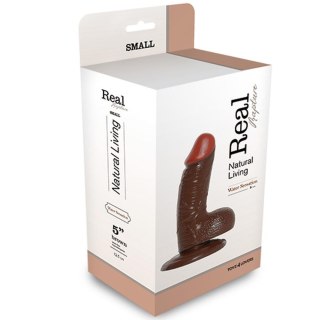 Dildo-REALISTIC DILDO REAL RAPTURE BROWN 5" Real Rapture