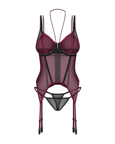 Parisel gorset i stringi L/XL Obsessive - Amocarat Sp. z o.o.