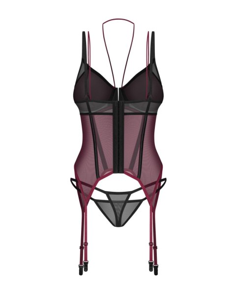 Parisel gorset i stringi L/XL Obsessive - Amocarat Sp. z o.o.