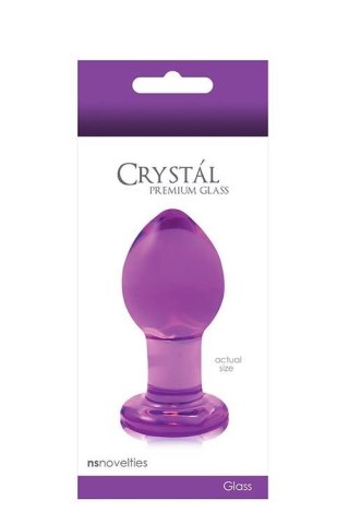 Plug analny szklany NS Novelties Crystal fioletowy NS Novelties