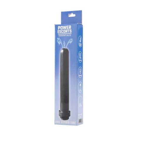 Power Escorts - BR277 - Anal Cleaner Tube Pro - Black, 15 cm / 5.9 Inch POWER ESCORTS