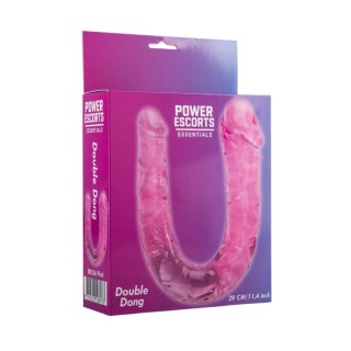 Power Escorts - BR336 Pink- Double Dong - 29 cm / 11.4 Inch - Realistic Double Dildo POWER ESCORTS