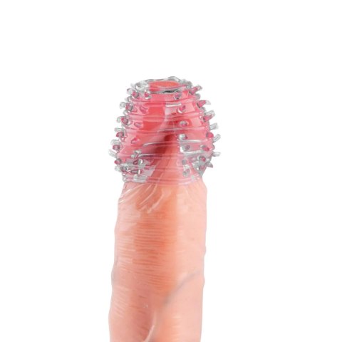 Power Escorts - BR338 - Textured Penis Sleeves - 2-Pack Clear Blue POWER ESCORTS
