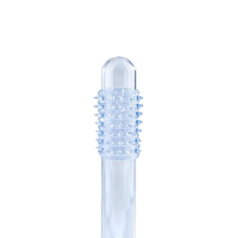 Power Escorts - BR338 - Textured Penis Sleeves - 2-Pack Clear Blue POWER ESCORTS