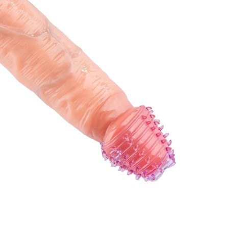 Power Escorts - BR339 - Textured Penis Sleeves - 2-Pack Pink Purple POWER ESCORTS