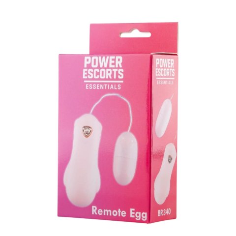 Power Escorts - BR340 - Remote Egg - Wired Controller & Compact Design Salmon Pink POWER ESCORTS