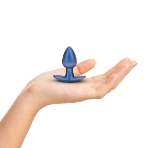 Smooth Silicone Anal Plug - Small - 2.6 / 6,5 cm - Metallic Blue SHOTS