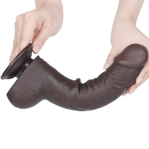 9.5'' Sliding Skin Dual Layer Dong Black Lovetoy