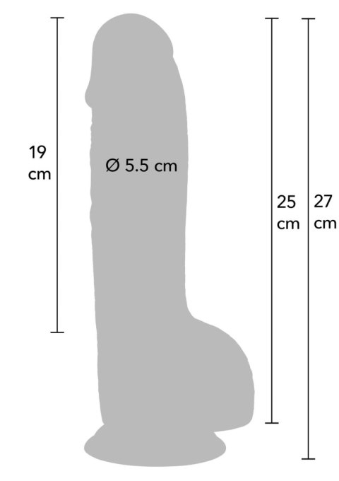 Realistic Dildo PVC 25 cm SCALA