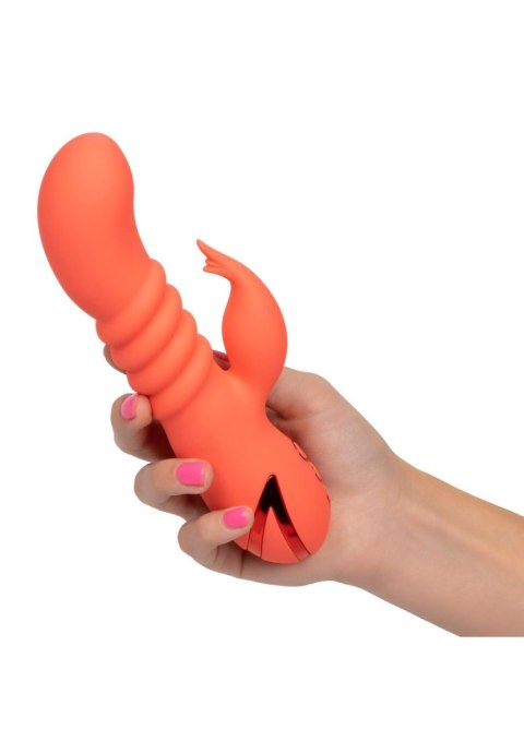 Wibrator silikonowy Calexotics Orange County Cutie pomarańczowy USB CalExotics