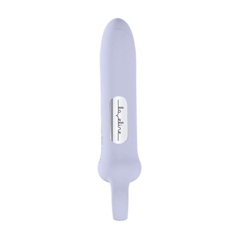 Wibrator z silikonową pętlą Loveline lawendowy 12,6 cm Loveline