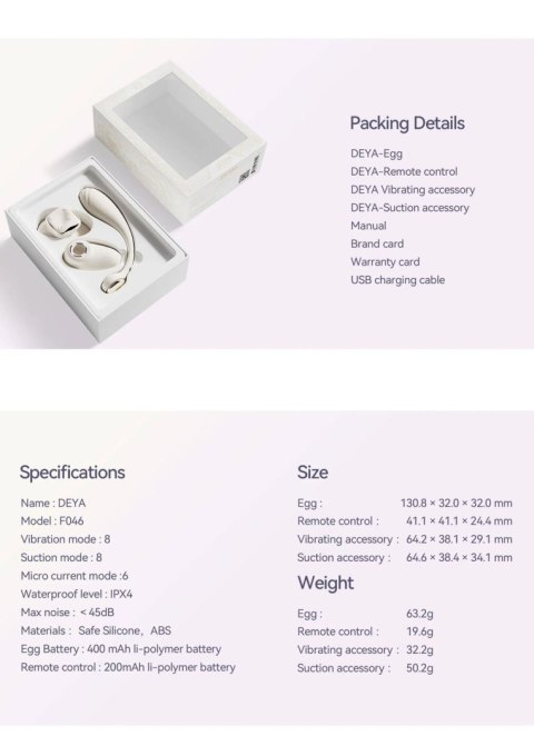 Deya Wearable Panty Vibrator SCALA