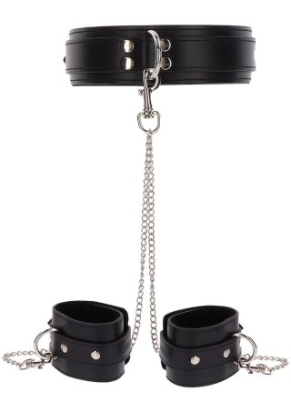 Heavy Collar and Wrist Cuffs Black SCALA