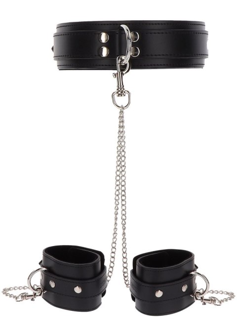 Heavy Collar and Wrist Cuffs Black SCALA
