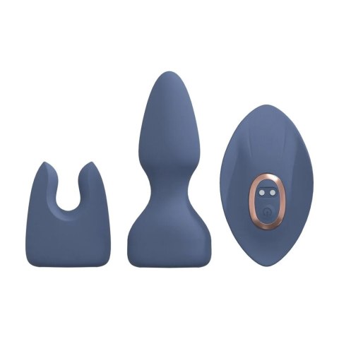 Interchangeable Vibrator Kit - Blue SHOTS