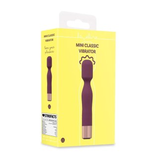 Mini Classic Wand Vibrator - Burgundy SHOTS