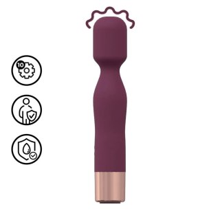 Mini Classic Wand Vibrator - Burgundy SHOTS