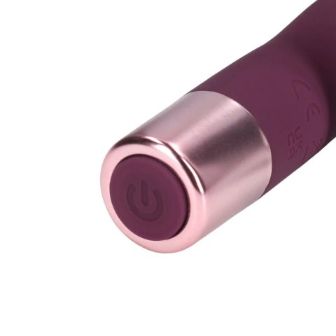 Mini Classic Wand Vibrator - Burgundy SHOTS