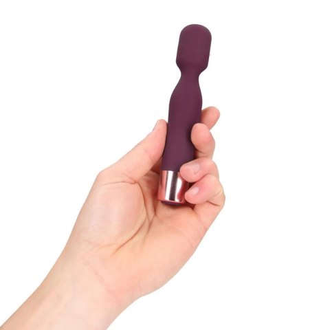 Mini Classic Wand Vibrator - Burgundy SHOTS