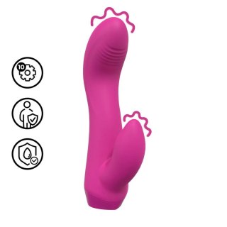 Mini Curved Rabbit Vibrator - Pink SHOTS