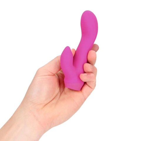 Mini Curved Rabbit Vibrator - Pink SHOTS