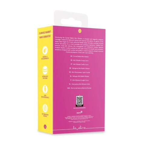 Mini Curved Rabbit Vibrator - Pink SHOTS