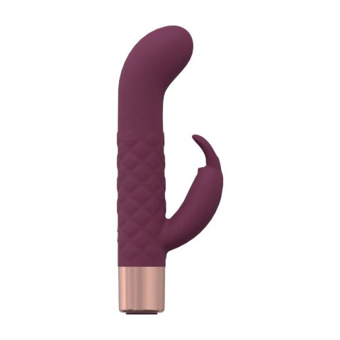Mini Rabbit Vibrator - Burgundy SHOTS