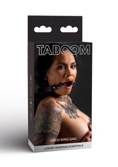 Open Ring Gag Black SCALA