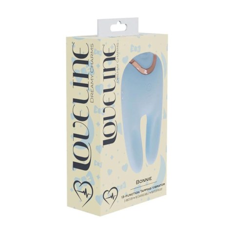 Bonnie - Double-ended Tapping Vibrator - Blue SHOTS