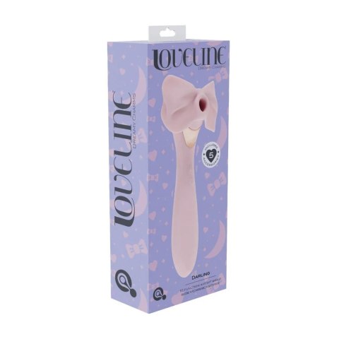 Darling - AirTap Wand Vibrator with Five Head Attachments - Pink SHOTS