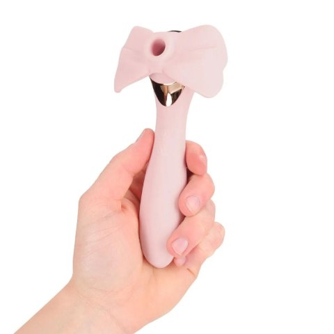 Darling - AirTap Wand Vibrator with Five Head Attachments - Pink SHOTS