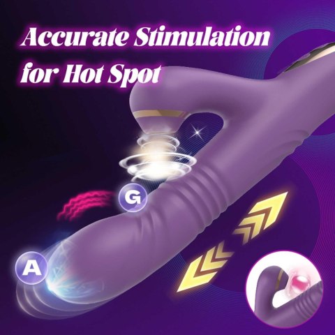 Luna suction thrusting G-spot massager B - Series Cute