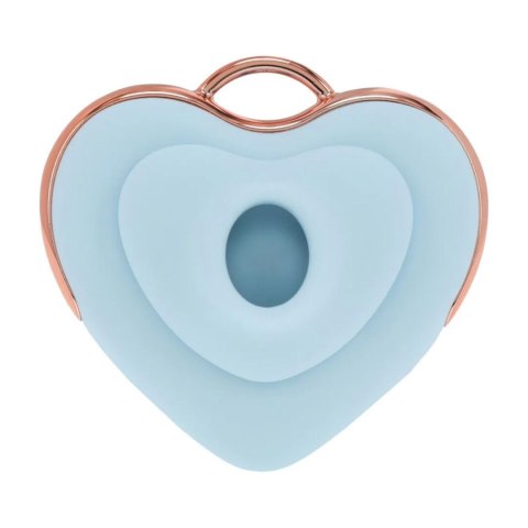Luvie - Heart-shaped AirTap Vibrator - Blue SHOTS