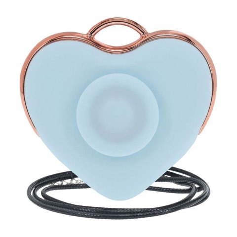 Luvie - Heart-shaped AirTap Vibrator - Blue SHOTS