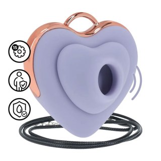 Luvie - Heart-shaped AirTap Vibrator - Lavender SHOTS