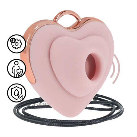 Luvie - Heart-shaped AirTap Vibrator - Pink SHOTS