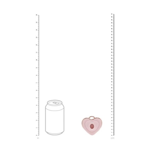Luvie - Heart-shaped AirTap Vibrator - Pink SHOTS