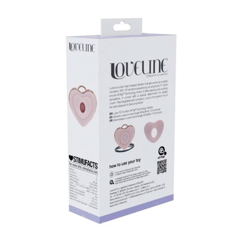 Luvie - Heart-shaped AirTap Vibrator - Pink SHOTS