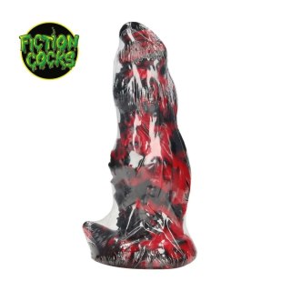 Hell Night Fiend - Silicone Dildo - Red/Black SHOTS