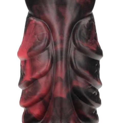 Infernal Demon - Silicone Dildo - Red/Black SHOTS